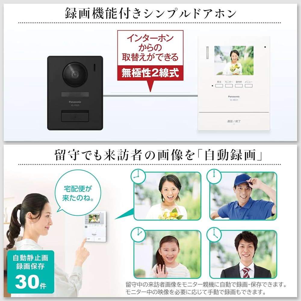 その他 Panasonic VL-SE31XL 楽天市場】[VL-SE31XL] テレビドアホン 1-2タイプ パナソニック